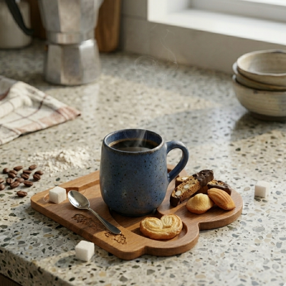 Tasse café en Bois Naturel